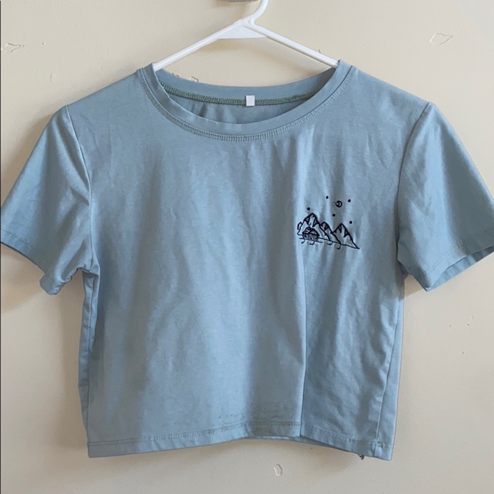 Mint green tee!